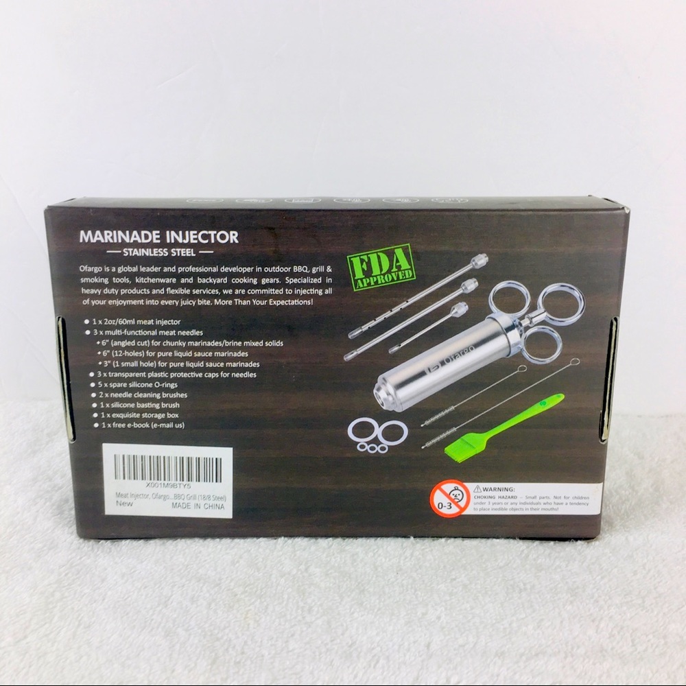 Ofargo Stainless Steel Meat Injector - Picture 3 of 4
